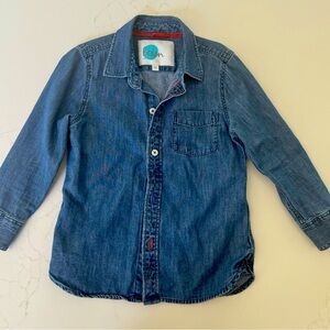 Mini Boden - EUC perfect chambray button down